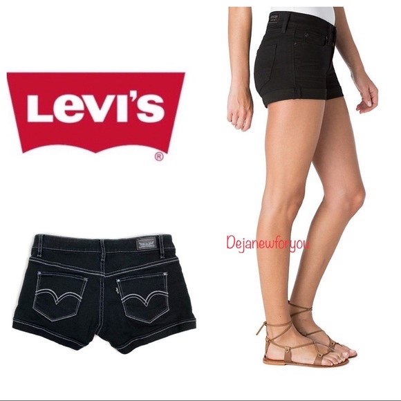 Levi's Pants - Levi’s Black Shorty Shorts Size 3